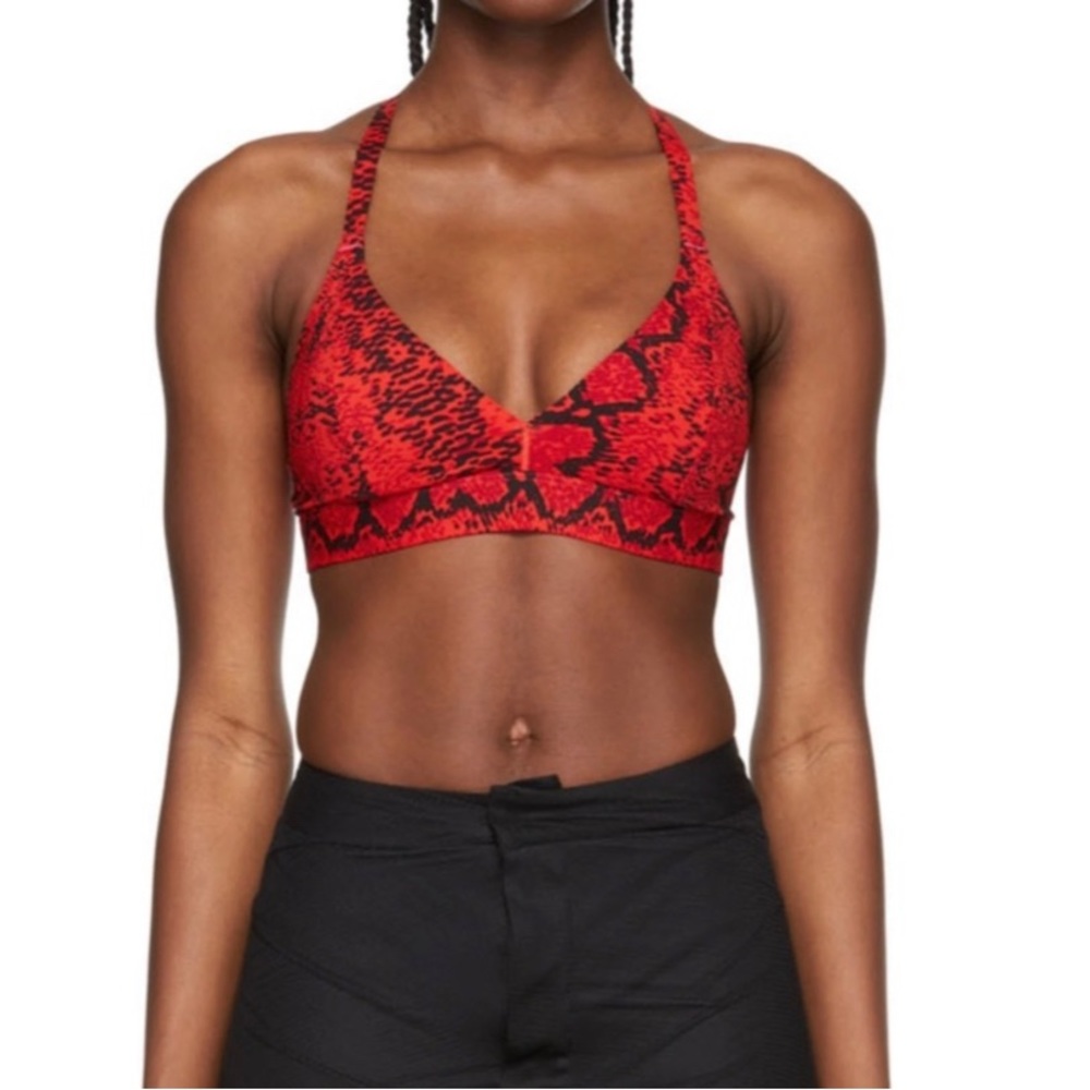 Adidas Ivy park red sports bra